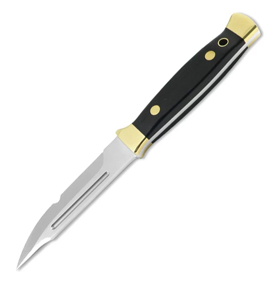 Puma Falknersheil II Black Micarta Handle Fixed Blade Hunting Knife, Leather Sheath - 123515 3 Puma Falknersheil II Black Micarta Handle Fixed Blade Hunting Knife, Leather Sheath - 123515