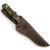 Puma SGB Trail Guide Brown Jigged Bone Fixed Blade Knife, Leather Sheath - 6116382B -Knifes Series Shop PU6116382B