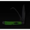 Rough Ryder Equestrian Trapper Green Glow-in-the-Dark Folding Knife RR2491 -Knifes Series Shop RR2491