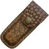 Alligator Pattern Brown Leather Belt Sheath To Suit 3 - 3.5 Inch Knife -Knifes Series Shop SH1190