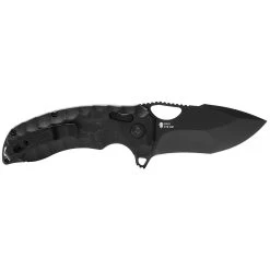 SOG Kiku XR Blackout Linen Micarta Tanto Folder Knife 12-27-02-57 -Knifes Series Shop SOG12270257 3