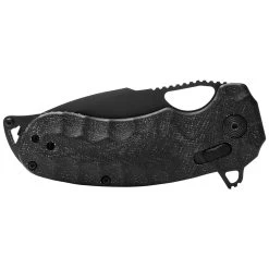SOG Kiku XR Blackout Linen Micarta Tanto Folder Knife 12-27-02-57 -Knifes Series Shop SOG12270257 4