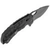 SOG Kiku XR LTE Blackout Micarta/Carbon Tanto Folder Knife 12-27-04-57
