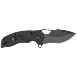 SOG Kiku XR LTE Blackout Micarta/Carbon Tanto Folder Knife 12-27-04-57 -Knifes Series Shop SOG12270457 2