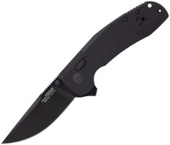 SOG SOG-TAC XR Blackout G10 Folder Knife 12-38-01-57