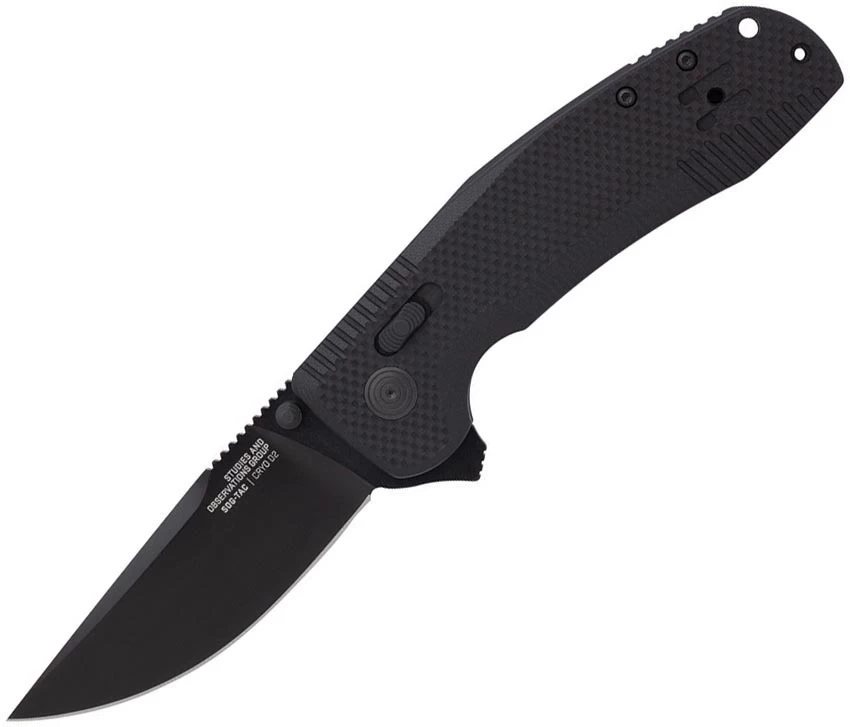 SOG SOG-TAC XR Blackout G10 Folder Knife 12-38-01-57 3 SOG SOG-TAC XR Blackout G10 Folder Knife 12-38-01-57