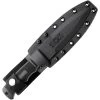 SOG Seal Pup Grey Partially Serrated Fixed Blade Knife, Kydex Sheath - M37K