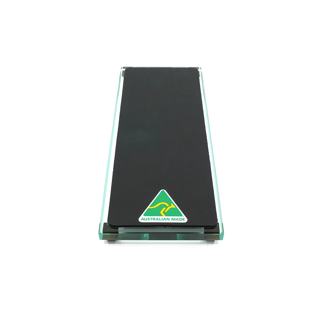 Sydney Strop Co. Premium Glass Single-Sided Strop - Black Cow Leather - Made In Australia 3 Sydney Strop Co. Premium Glass Single-Sided Strop - Black Cow Leather - Made In Australia - Image 2