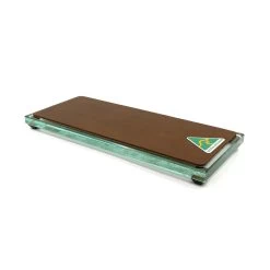 Sydney Strop Co. Premium Glass Single-Sided Strop - Brown Cow Leather - Made In Australia