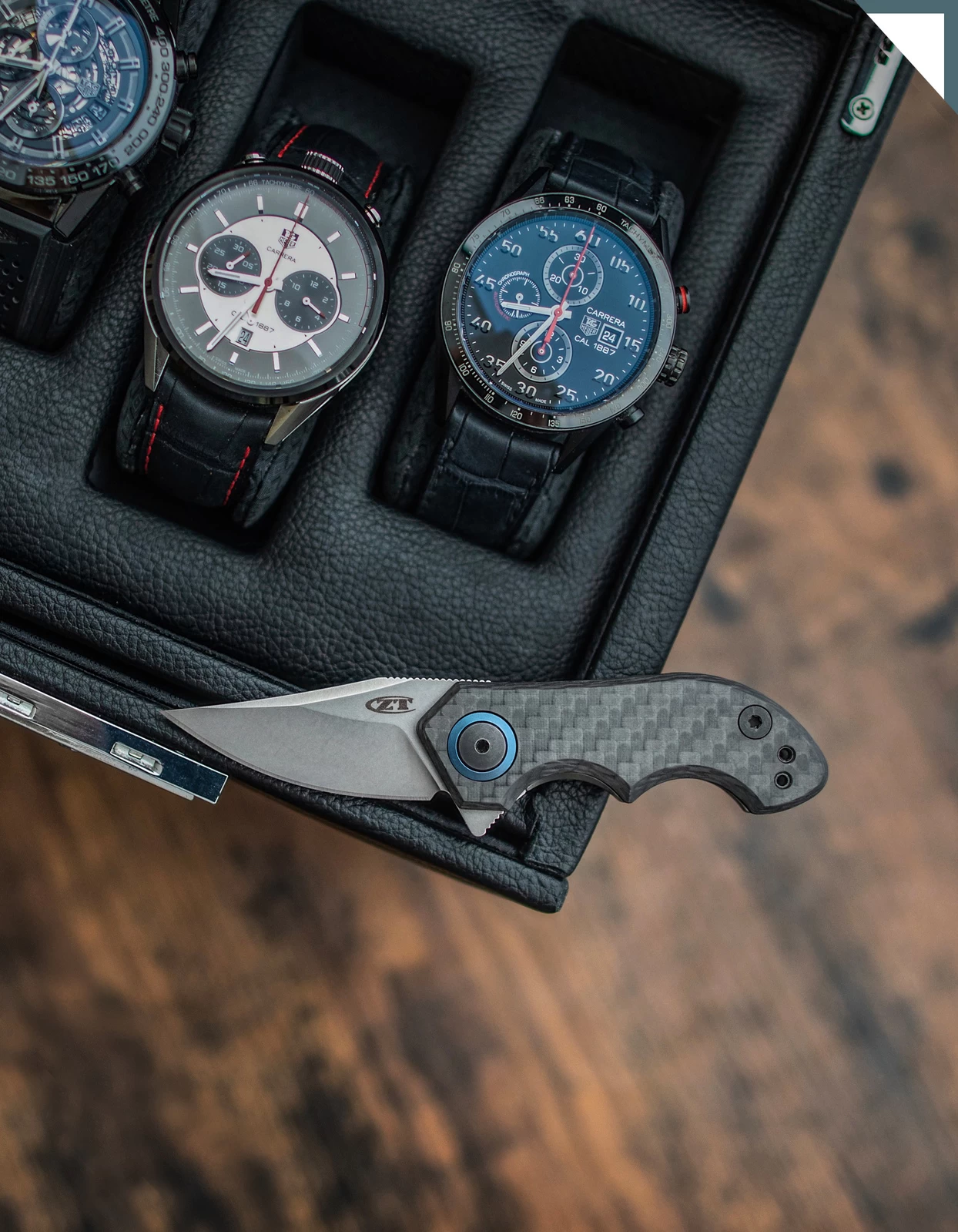 Zero Tolerance Small Galyean Carbon Fibre CPM20CV Folder Knife 0022 7 Zero Tolerance Small Galyean Carbon Fibre CPM20CV Folder Knife 0022 - Image 5