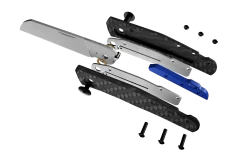 Zero Tolerance Anso Carbon Fibre Sheepsfoot CPM20CV Folder Knife 0230 -Knifes Series Shop ZT0230 2