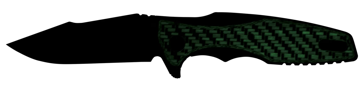 Zero Tolerance Hinderer KVT Glow-in-the-Dark Carbon Fibre CPM20CV Folder Knife 0393GLCF 4 Zero Tolerance Hinderer KVT Glow-in-the-Dark Carbon Fibre CPM20CV Folder Knife 0393GLCF - Image 2