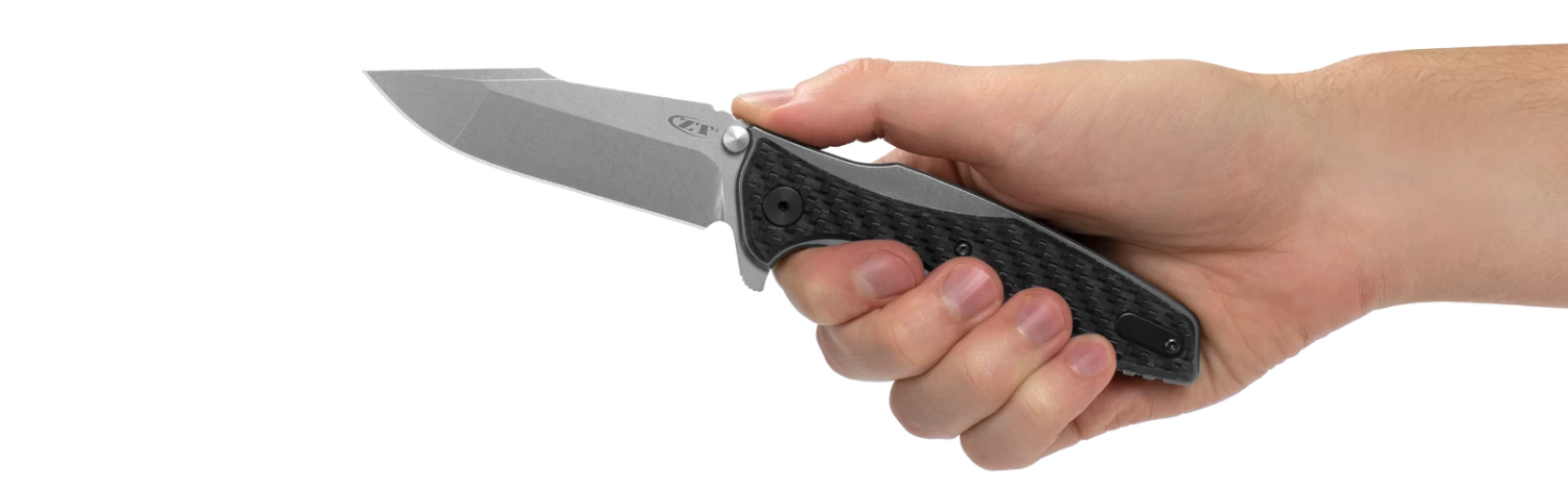 Zero Tolerance Hinderer KVT Glow-in-the-Dark Carbon Fibre CPM20CV Folder Knife 0393GLCF 5 Zero Tolerance Hinderer KVT Glow-in-the-Dark Carbon Fibre CPM20CV Folder Knife 0393GLCF - Image 3