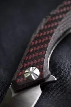 Zero Tolerance Large Sinkevich KVT Red Carbon Fibre CPM20CV Folder Knife 0462 -Knifes Series Shop ZT0462 1